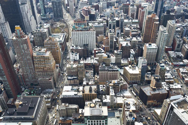 Gród widokiem Manhattanu — стокове фото