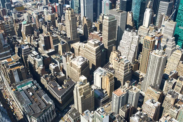 Pohled na panorama Manhattanu — Stock fotografie
