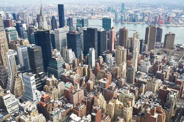 Cityscape weergave van manhattan — Stockfoto