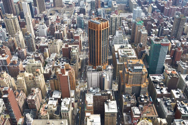 Stadsbilden utsikt över manhattan — Stockfoto