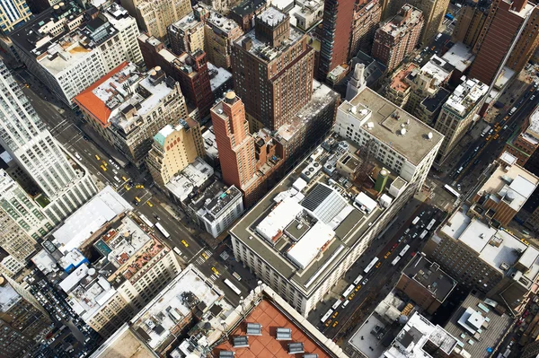 Vista sul paesaggio urbano di Manhattan — Foto Stock