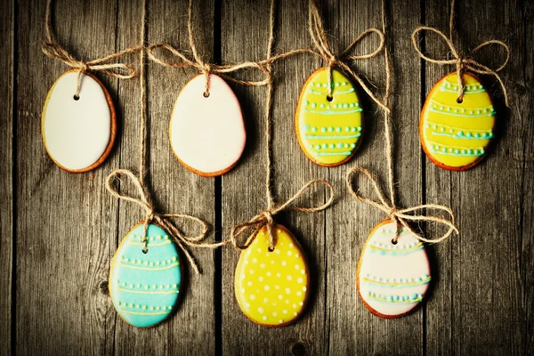 Easter homemade gingerbread cookies — Stock Photo, Image