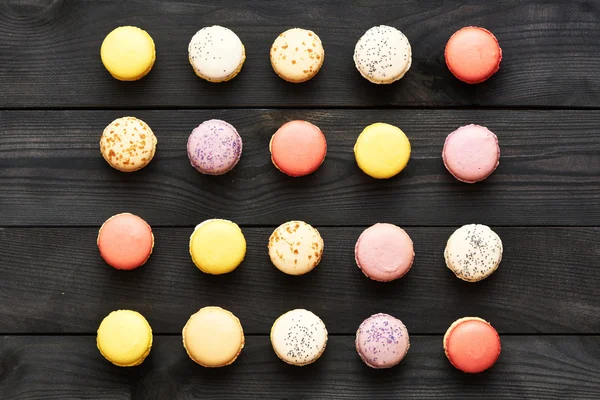 Francuski pyszny macaroons — Zdjęcie stockowe