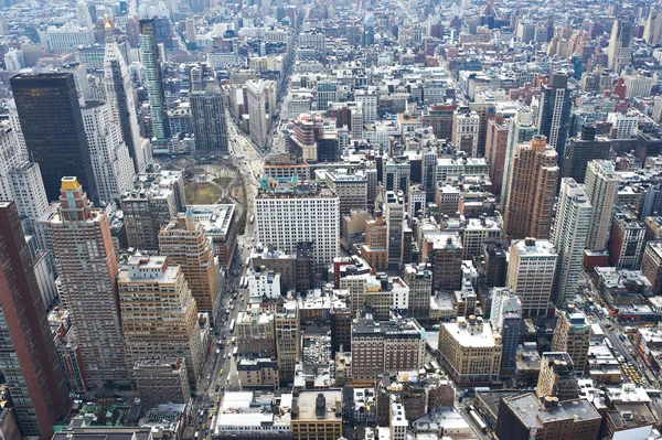 Cityscape weergave van manhattan — Stockfoto