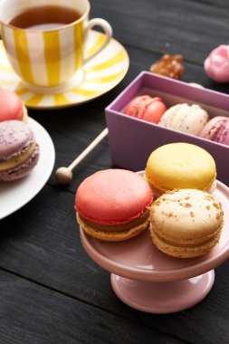 Fransızca lezzetli macaroons