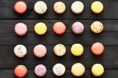 Fransızca lezzetli macaroons