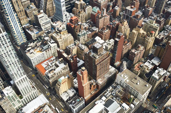 Stadsbilden utsikt över manhattan — Stockfoto