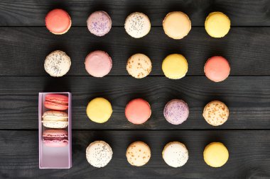 Fransızca lezzetli macaroons
