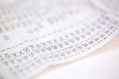 Lehçe satış makbuzu