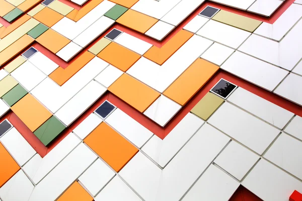 Wall Multi Colored Ceramic Tiles — Stock Photo, Image