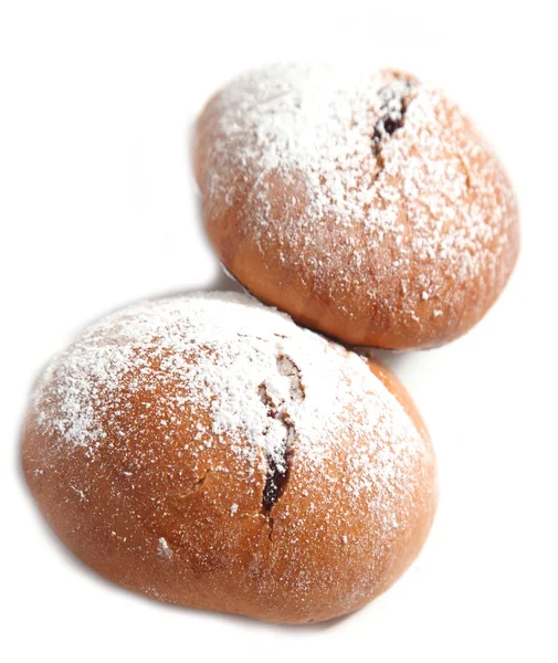 Brötchen mit Marmelade — Stockfoto