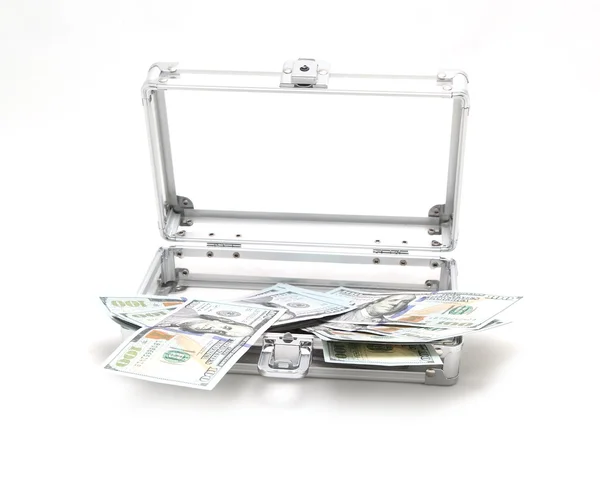 Case with money — Stock Photo, Image