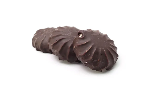 Csokoládéval bevont mályvacukrot — Stock Fotó