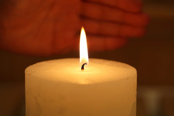 Candle flame — Stock Photo, Image