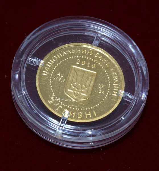 Monedă de aur — Fotografie, imagine de stoc