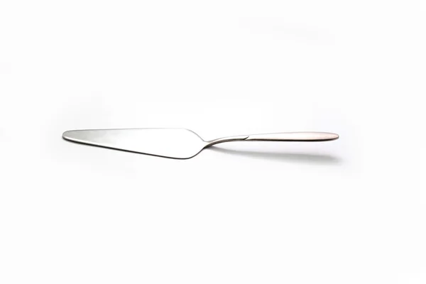 Gümüş pasta spatula — Stok fotoğraf