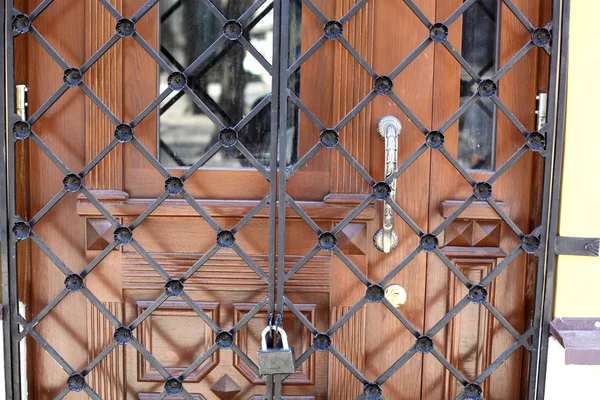 Porta in legno — Foto Stock