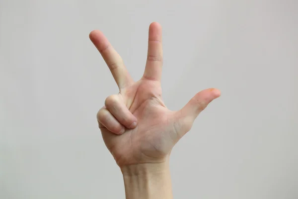 Drei Finger — Stockfoto