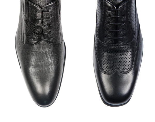 Wybór męskie buty na białym tle — Zdjęcie stockowe