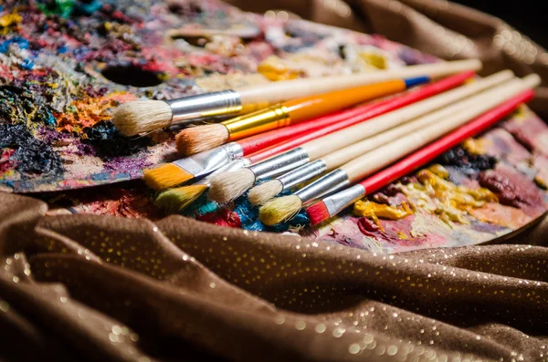 Artist palette in art concept — Stock Photo, Image