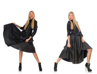 Çeşitli pozlarda kadın resmi.