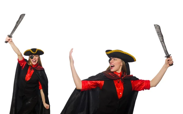 女海賊白の様々な概念で — ストック写真