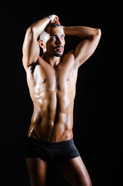 Strappato muscolare uomo in sport concetto — Foto Stock
