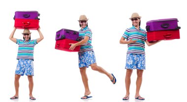 Bu yaz tatiline hazırlanan adam