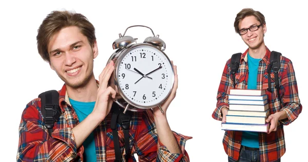 Angry student missing his deadlines — Stock Photo, Image