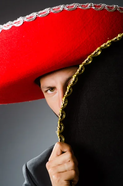 Giovane messicano che indossa sombrero — Foto Stock