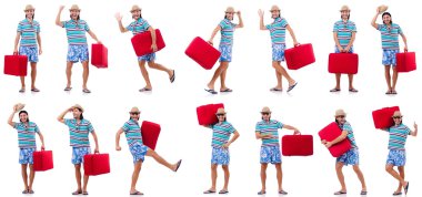 Bu yaz tatiline hazırlanan adam