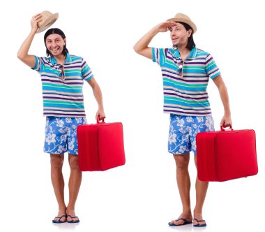 Bu yaz tatiline hazırlanan adam