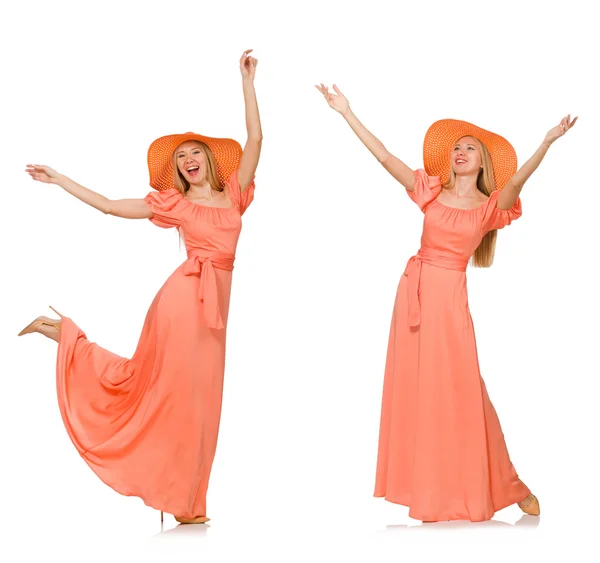 Composite photo of woman in various poses — Stock Photo, Image