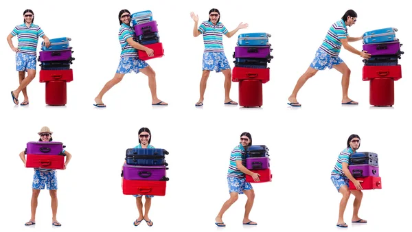 Man preparing for this summer vacation — Stock Photo, Image