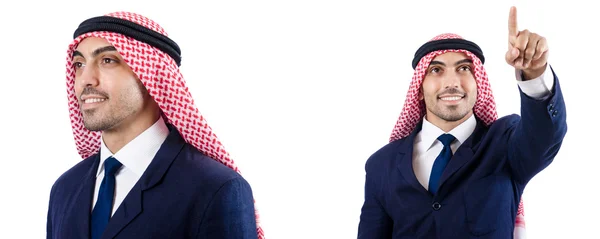 Комплект фотографий с арабским бизнесменом — стоковое фото
