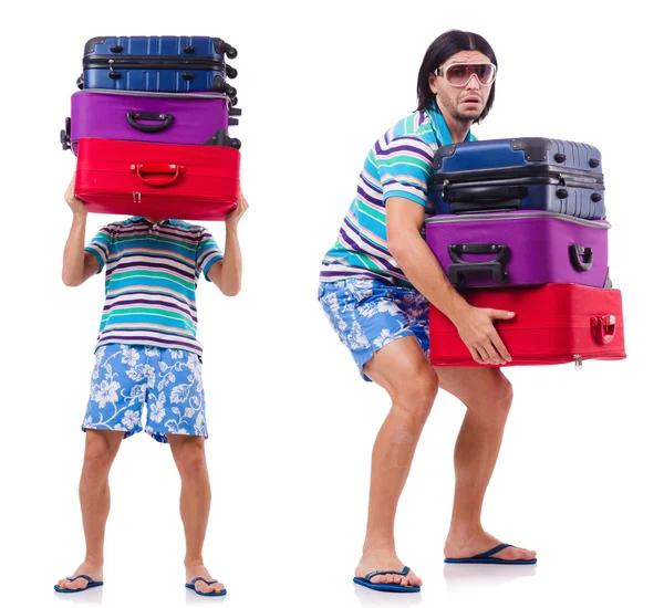 Man preparing for this summer vacation — Stock Photo, Image