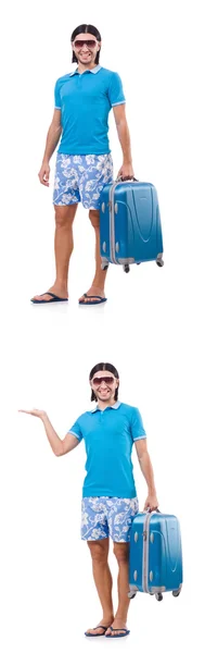 Man bereidt zich voor op deze zomervakantie — Stockfoto