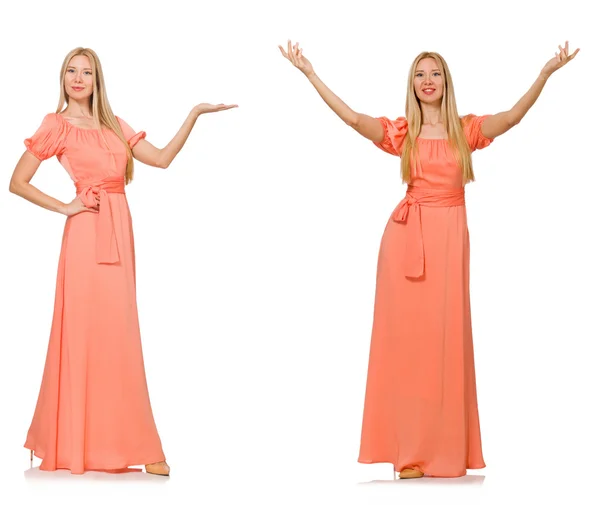 Composite photo of woman in various poses — Stock Photo, Image