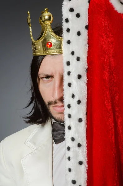 King businessman in royal business concept — Stock Photo, Image