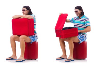 Bu yaz tatiline hazırlanan adam