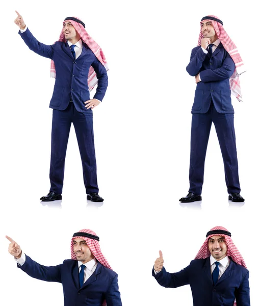 Conjunto de fotos con hombre de negocios árabe —  Fotos de Stock