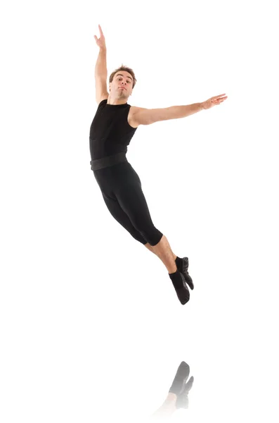 Young dancer isolated on the white — Stock Photo, Image