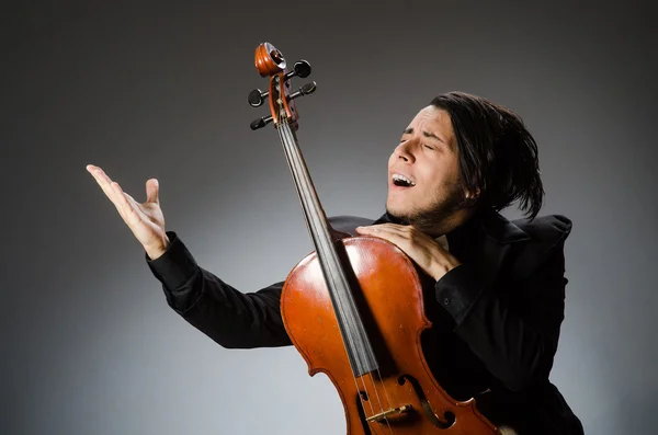 Hombre en concepto de arte musical — Foto de Stock