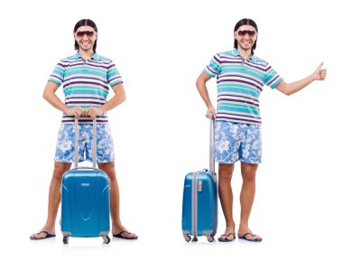 Bu yaz tatiline hazırlanan adam