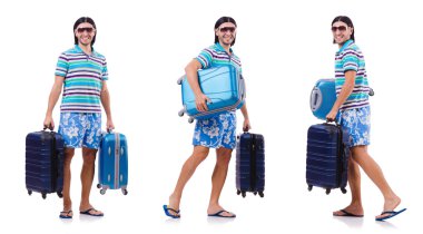 Bu yaz tatiline hazırlanan adam