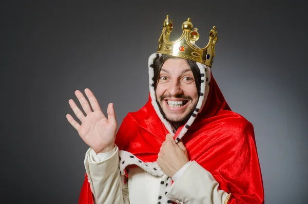 King businessman in royal business concept — Stock Photo, Image