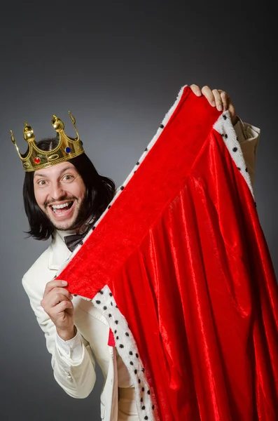 King businessman in royal business concept — Stock Photo, Image