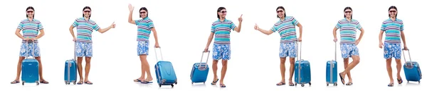 Man bereidt zich voor op deze zomervakantie — Stockfoto