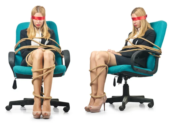 Tie Down To The Chair With Gag