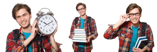 Angry student missing his deadlines — Stock Photo, Image